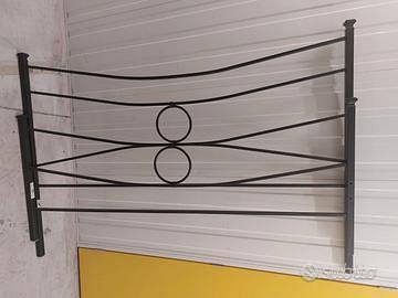 Testiera letto in ferro battuto