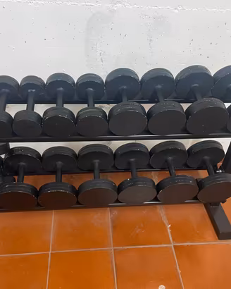 Set Manubri 2-20 kg + Rastrelliera