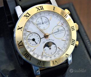 Universal GENEVE TRI-COMPAX Day Date Fasi Lunari
