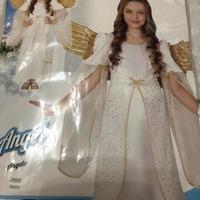 Vestito carnevale Angelo per bambina 5/7 anni