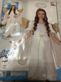 Vestito carnevale Angelo per bambina 5/7 anni