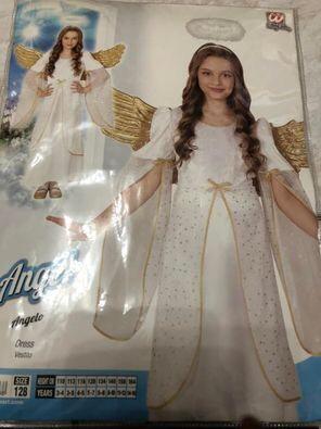 Vestito carnevale Angelo per bambina 5/7 anni