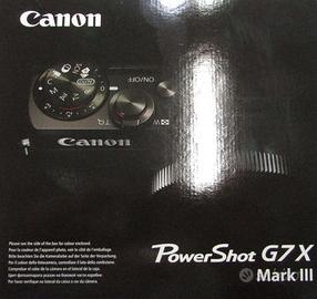 Canon PowerShot G7X Mark III