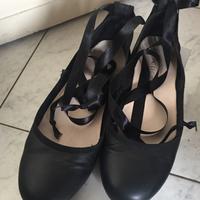 Ballerine con lacci in raso Mauro Leone, tg. 39