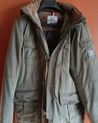 giubbotto uomo di colore verde militare taglia S