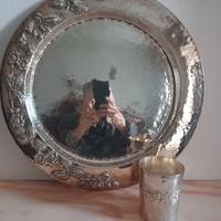 2 vassoi e 12 bicchieri Brandimarte in argento 800