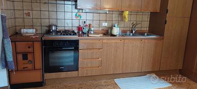Cucina componibile rovere