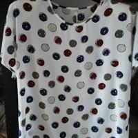 camicia a pois nuova 
