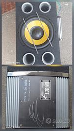 subwofer passivo più amplificatore impact 