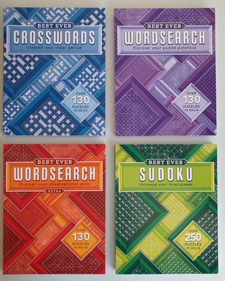 Wordsearch, Crossword, Sudoku - Igloo Books - 2022