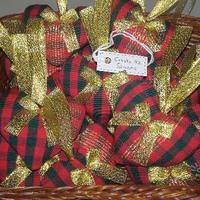 Decorazioni per albero di Natale 9 pz rosso e oro