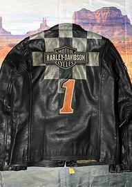 Giubotto in pelle tg L Originale Harley Davidson