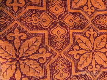 Copriletto antico tessitura manuale pregiata