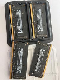 4 Ram 4gb DDR4. 2400 MHz originali imac