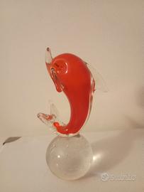 delfino in vetro
