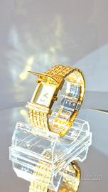 Elegante D&G Time acciaio dorato con cristalli