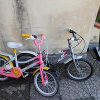 Due bici per bambini da ripristinare 