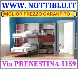 Letto a Scomparsa Castello FOX 2 MATERASSI OMAGGIO