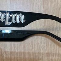 Palm Angels occhiali Neri con lenti gialle