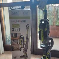 BLACK+DECKER 21.6V Aspirapolvere Multipower 2in1