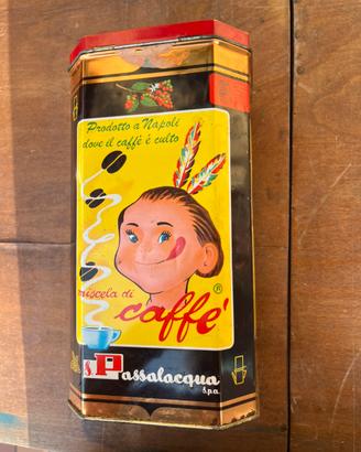 Latta vintage Passalacqua caffè torrefatto