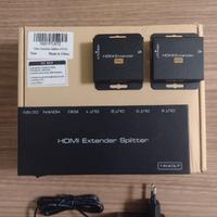 Extender Splitter 2 uscite HDMI  2 uscite ethernet