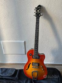 Chitarra Hagstrom D2F  + Custodia morbida