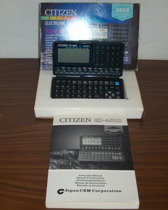 Diario / agenda elettronica citizen ed-4800