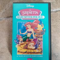 vhs La sirenetta baby sitter per due videocassetta