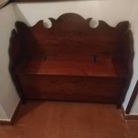 Cassapanca e mobile in legno massello 