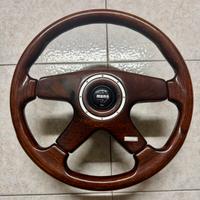 Volante Momo Legno razze Vintage ø36 Mozzo Mercede