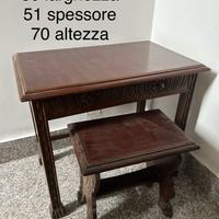 Mobile da scrittura vintage + sedia