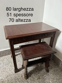 Mobile da scrittura vintage + sedia