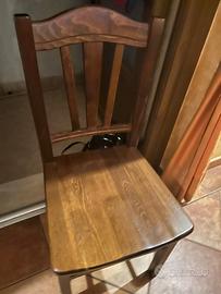 Sedie legno massello