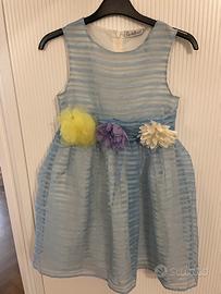 Vestito tulle Cycleband bambina estivo 9/10 anni
