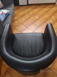 coppia poltroncine ecopelle