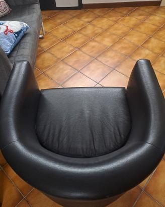 coppia poltroncine ecopelle