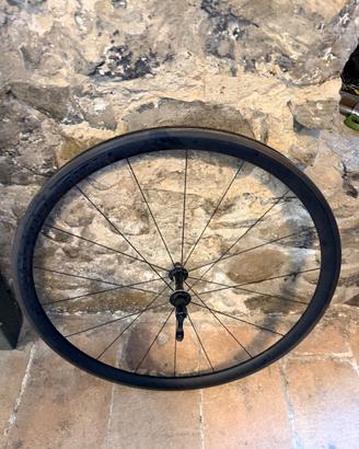 Ruota anteriore carbonio rim brake Hollowgram S