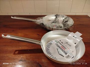 Set Padelle Agnelli alluminio NUOVE