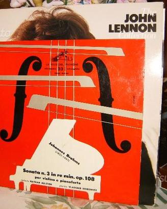 3 vinili-LENNON-DIONNE-BRAHMS-*RARO