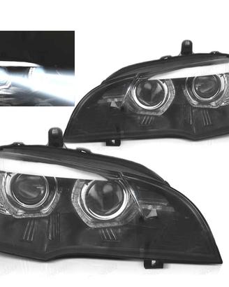 FARI BMW X5 E70 07-13 ORIGINALE XENON ANGEL EYES 3