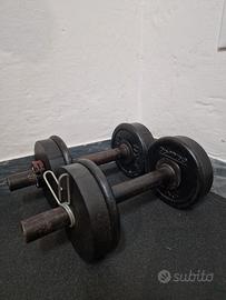 Set 2 Manubri Regolabili in Ghisa 