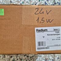 Lampadine Radium E 14 - 24 V - 1,5 W