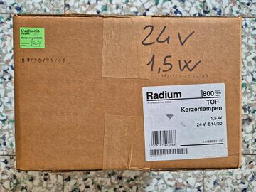 Lampadine Radium E 14 - 24 V - 1,5 W