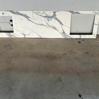 Top cucina effetto marmo