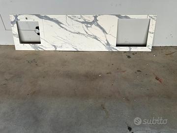 Top cucina effetto marmo