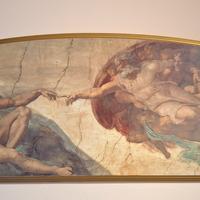 Quadro Michelangelo "La Creazione di Adamo"
