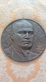  MUSSOLINI DUCE  BASSORILIEVO ORIGINALE VENTENNIO
