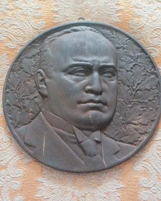  MUSSOLINI DUCE  BASSORILIEVO ORIGINALE VENTENNIO