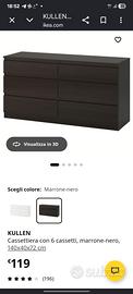 cassettiera ikea 6 cassetti